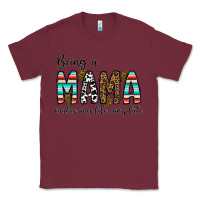 Burgundy being mama makes my life complate Classic Tee - CowhideDigitalArt