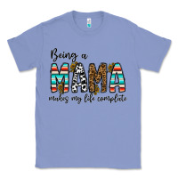 Colony Blue being mama makes my life complate Classic Tee - CowhideDigitalArt