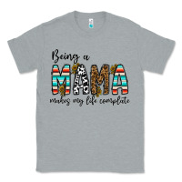 Heather Grey being mama makes my life complate Classic Tee - CowhideDigitalArt