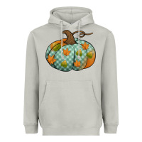 Moon Dust blue plaid autumn pumpkin Heavyweight Hoodie - Jasminsmagicworld
