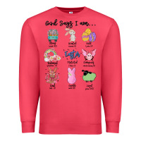 Cardinal gos says ı am easter Premium Sweatshirt - MaliasSmallBusiness