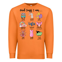 Carrot gos says ı am easter Premium Sweatshirt - MaliasSmallBusiness