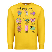 Lemon gos says ı am easter Premium Sweatshirt - MaliasSmallBusiness