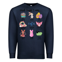Navy gos says ı am easter Premium Sweatshirt - MaliasSmallBusiness