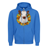 True Royal sunflower heifer Zipper Hoodie - JahusDesignShop