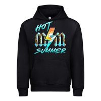 Black hot mom summer Urban Hoodie - BarkalooDesign