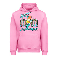 Fuchsia Pink hot mom summer Urban Hoodie - BarkalooDesign