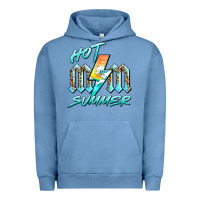 Pigment Pebble Blue hot mom summer Urban Hoodie - BarkalooDesign