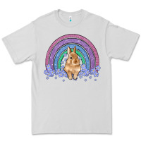 Dove Grey bunny rainbow Premium Tee - Artiststas