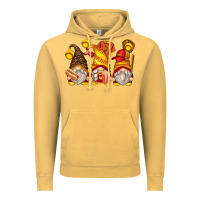Vintage Mustard softball gnomes Vintage Hoodie - Zillion Design Studio