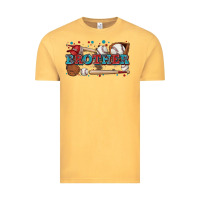 Vintage Mustard brother baseball Vintage Tee - Zillion Design Studio