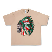 Burro mexican indian headdress with skull Urban Heavy Tee - RanaPortraitStore