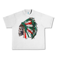 Lunar Rock mexican indian headdress with skull Urban Heavy Tee - RanaPortraitStore