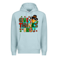 Blue Mist give thanks bro Premium Hoodie - MaliasSmallBusiness