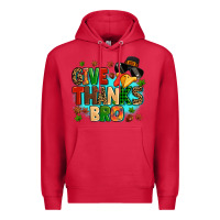 Cardinal give thanks bro Premium Hoodie - MaliasSmallBusiness