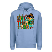 Colony Blue give thanks bro Premium Hoodie - MaliasSmallBusiness