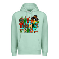 Seafoam give thanks bro Premium Hoodie - MaliasSmallBusiness