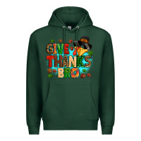 Sports Green give thanks bro Premium Hoodie - MaliasSmallBusiness