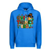 True Royal give thanks bro Premium Hoodie - MaliasSmallBusiness