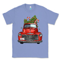 Colony Blue christmas trees truck Classic Tee - FaDigitalArtStudio
