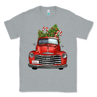 Heather Grey christmas trees truck Classic Tee - FaDigitalArtStudio