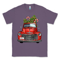 Lavender christmas trees truck Classic Tee - FaDigitalArtStudio