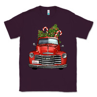 Plum christmas trees truck Classic Tee - FaDigitalArtStudio