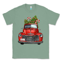 Sage christmas trees truck Classic Tee - FaDigitalArtStudio