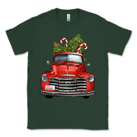 Sports Green christmas trees truck Classic Tee - FaDigitalArtStudio
