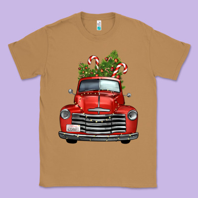 Christmas Trees Truck Classic Tee Designed By Fadigitalartstudio