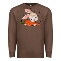 Chestnut so hoppin boujee easter bunny stanley Premium Sweatshirt - MaliasSmallBusiness