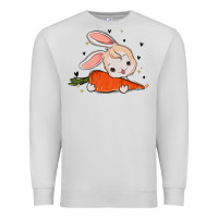 Dove Grey so hoppin boujee easter bunny stanley Premium Sweatshirt - MaliasSmallBusiness