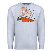 Heather Grey so hoppin boujee easter bunny stanley Premium Sweatshirt - MaliasSmallBusiness