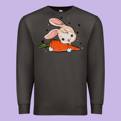 So Hoppin Boujee Easter Bunny Stanley Premium Sweatshirt Designed By Maliassmallbusiness