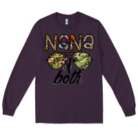 Plum nana of both Long Sleeve Tee - CowhideDigitalArt