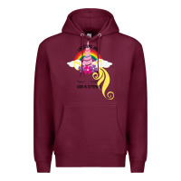 Burgundy Unicorns Are Born in September Premium Hoodie - Bettercallsaul