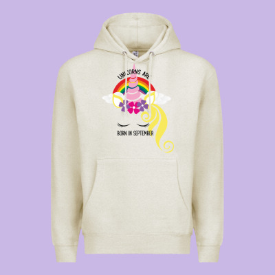 Unicorns Are Born In September Premium Hoodie Designed By Bettercallsaul