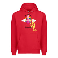 Red Unicorns Are Born in September Premium Hoodie - Bettercallsaul