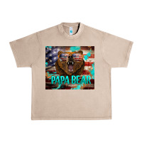 French Oak papa bear american flag  tumbler Urban Heavy Tee - BarkalooDesign