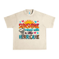 Sandshell sunshine mixed with a little hurricane Urban Heavy Tee - Zillion Design Studio