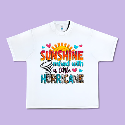 Sunshine Mixed With A Little Hurricane Urban Heavy Tee Designed By Zillion Design Studio