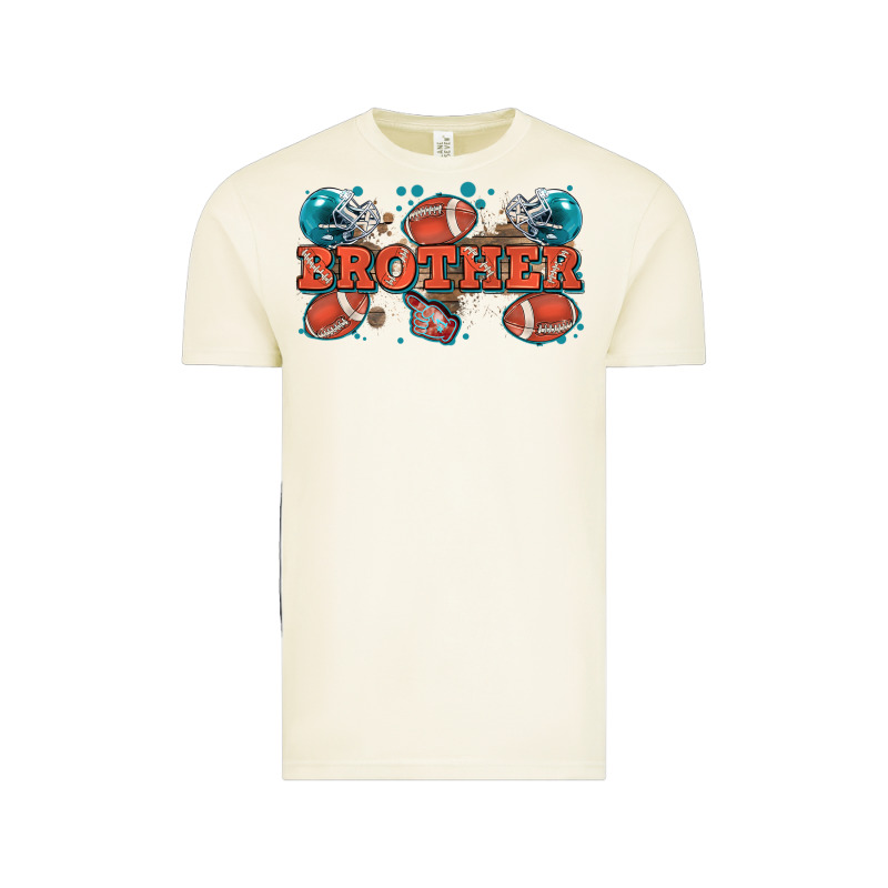 Brother American Football Vintage Tee by Zillion Design Studio | Teevron
