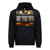 Black christmas trees and sunflowers Urban Hoodie - Jasminsmagicworld