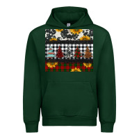 Forest Green christmas trees and sunflowers Urban Hoodie - Jasminsmagicworld
