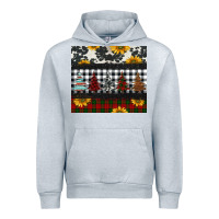 Heather Grey christmas trees and sunflowers Urban Hoodie - Jasminsmagicworld