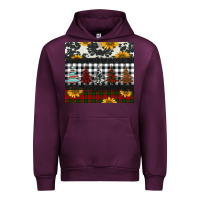 Mauve Wine christmas trees and sunflowers Urban Hoodie - Jasminsmagicworld
