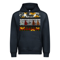 Navy christmas trees and sunflowers Urban Hoodie - Jasminsmagicworld