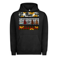 Pigment Black christmas trees and sunflowers Urban Hoodie - Jasminsmagicworld