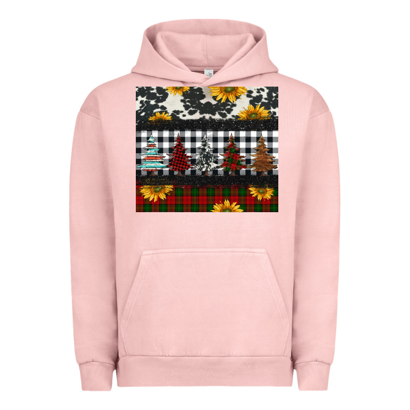 Christmas Trees And Sunflowers Urban Hoodie by Jasminsmagicworld | Teevron