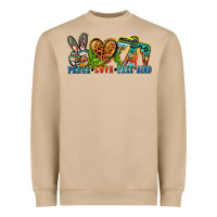 Peace Love Free Bird Heavyweight Sweatshirt | Teevron
